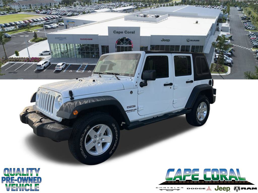 Used 2015 Jeep Wrangler Unlimited Sport w/ Quick Order Package 24S