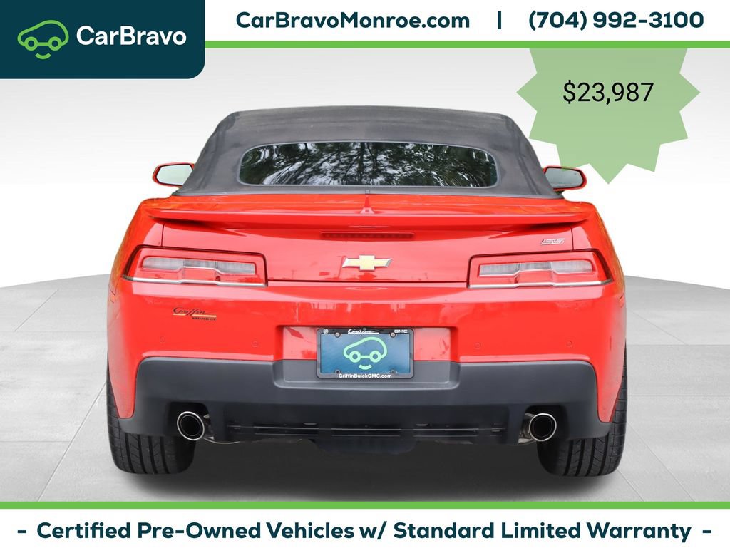 Certified 2015 Chevrolet Camaro SS w/ RS Package RWD image 5