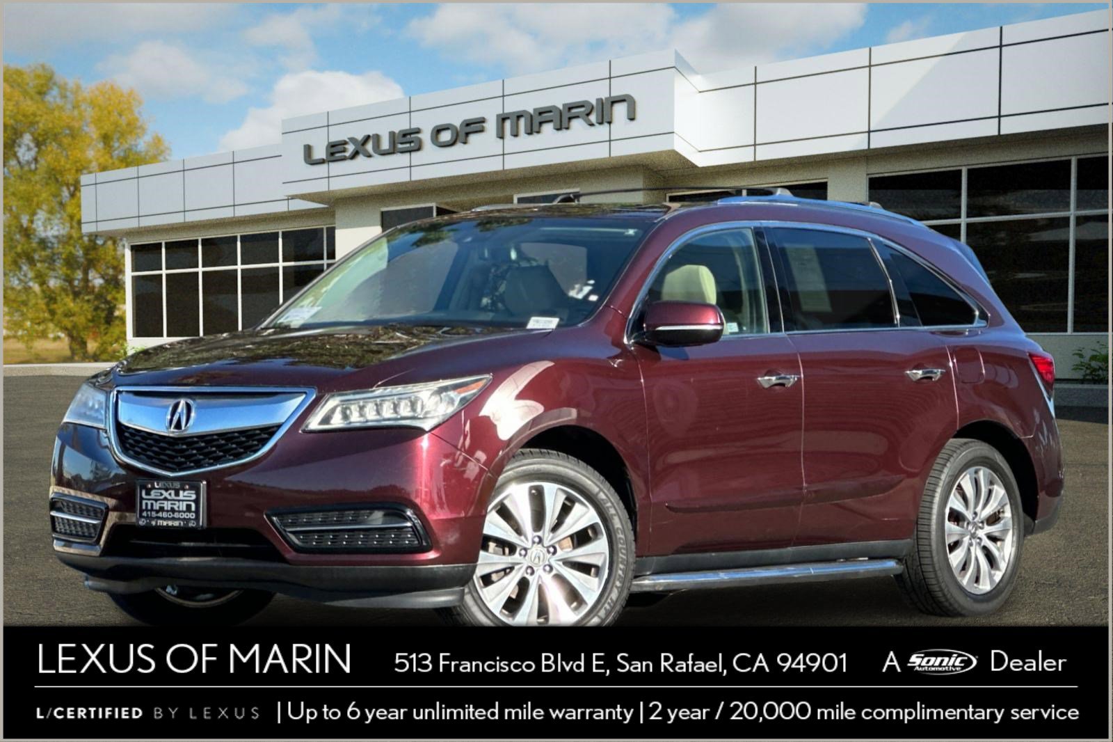 Used 2015 Acura MDX SH-AWD w/ Technology Package