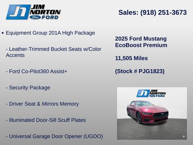 Used 2025 Ford Mustang Premium RWD image 8