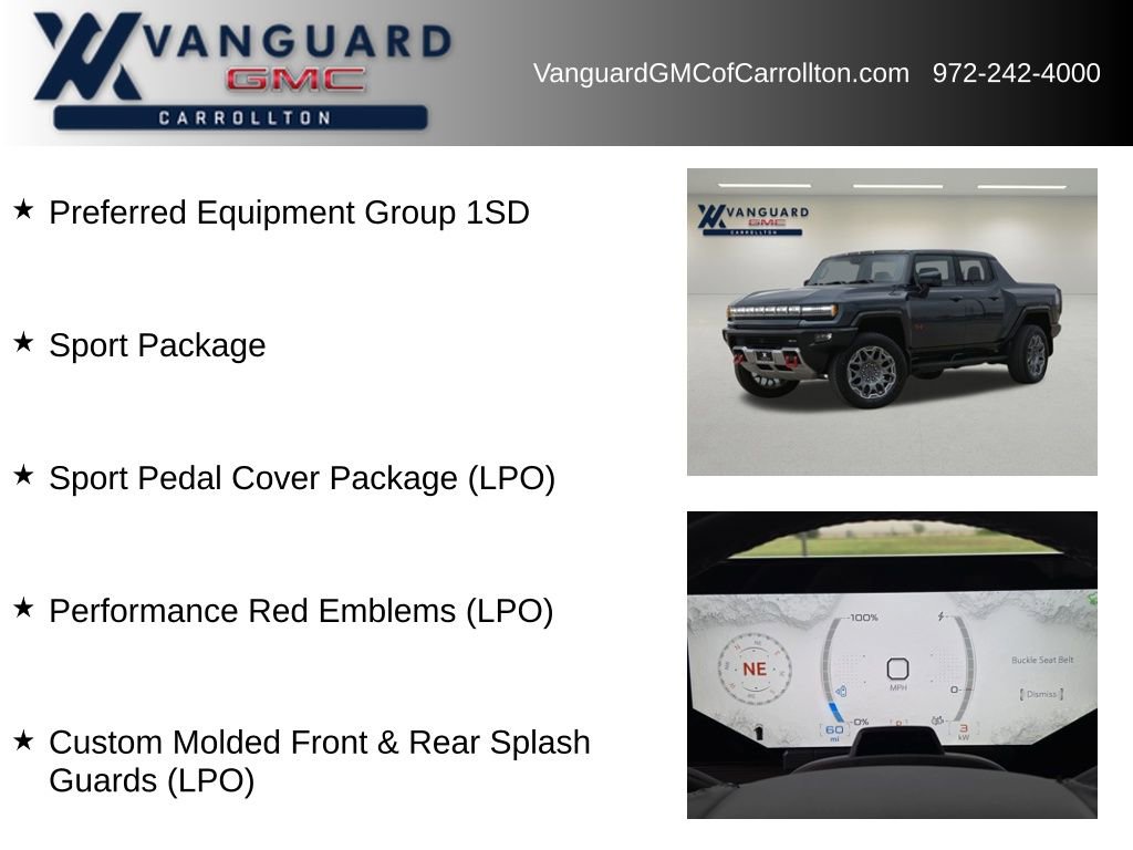 New 2025 GMC Hummer EV 3X w/ LPO, Sport Package image 6