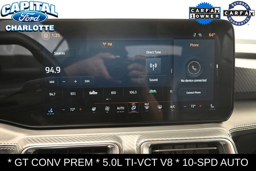 Used 2025 Ford Mustang GT Premium w/ Mustang Nite Pony Package RWD image 13