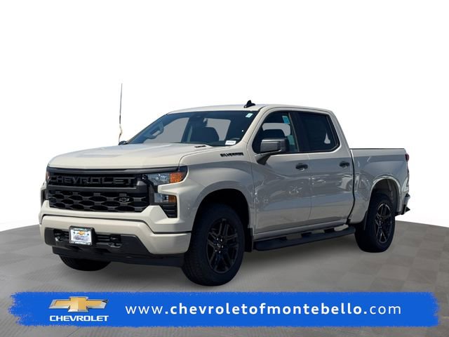 New 2026 Chevrolet Silverado 1500 Custom w/ Turbomax Blackout Package RWD image 1