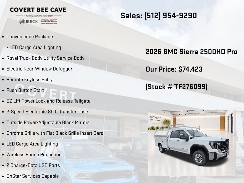 New 2026 GMC Sierra 2500 Pro w/ Convenience Package AWD/4WD image 12