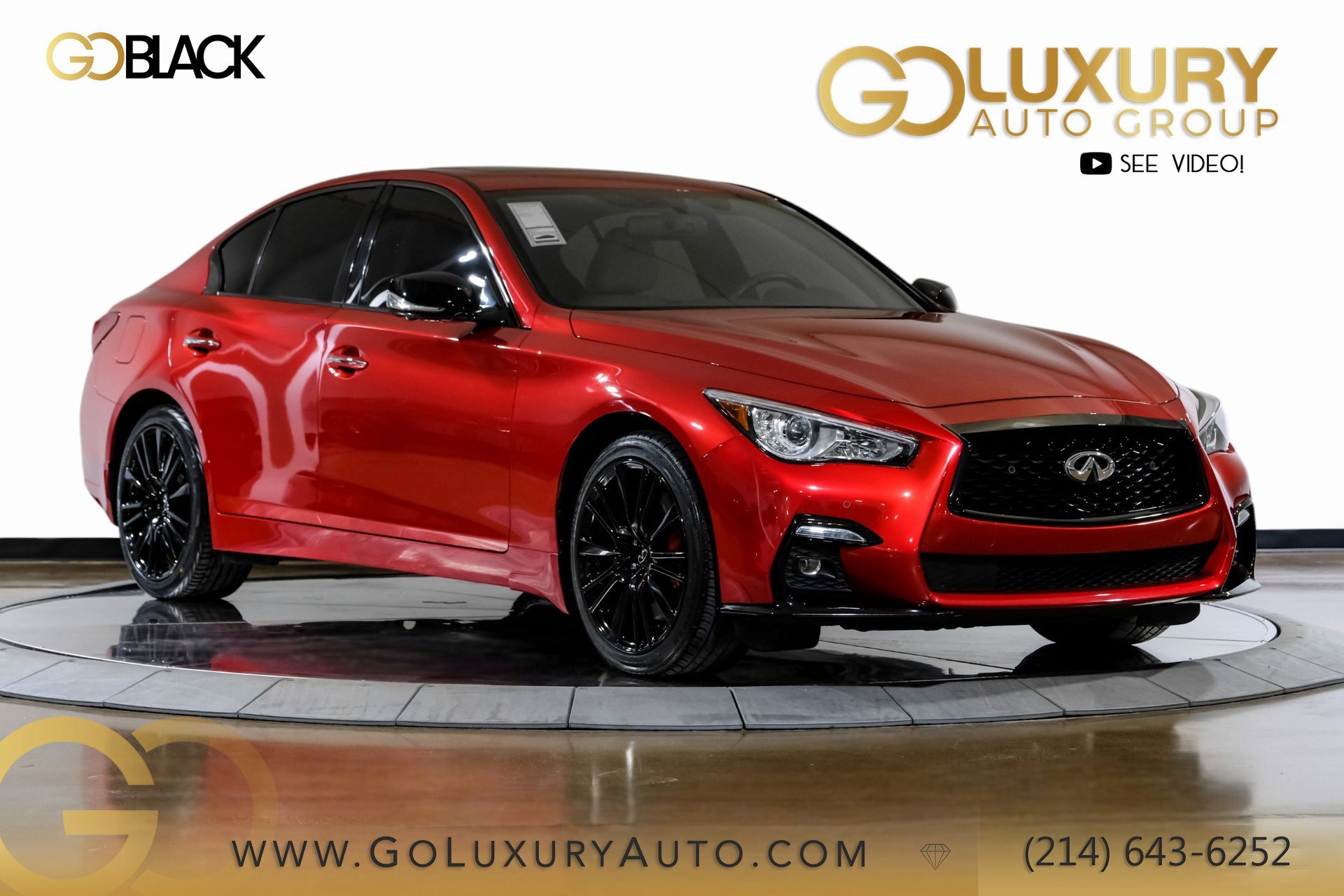 Used 2023 INFINITI Q50 Red Sport 400