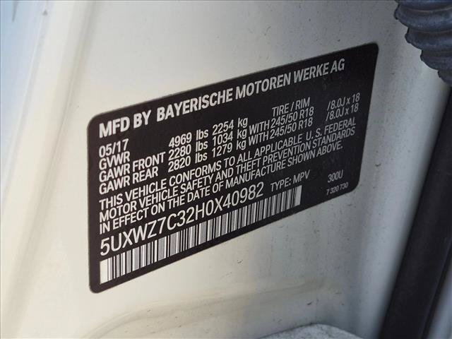 Used 2017 BMW X3 sDrive28i RWD image 23