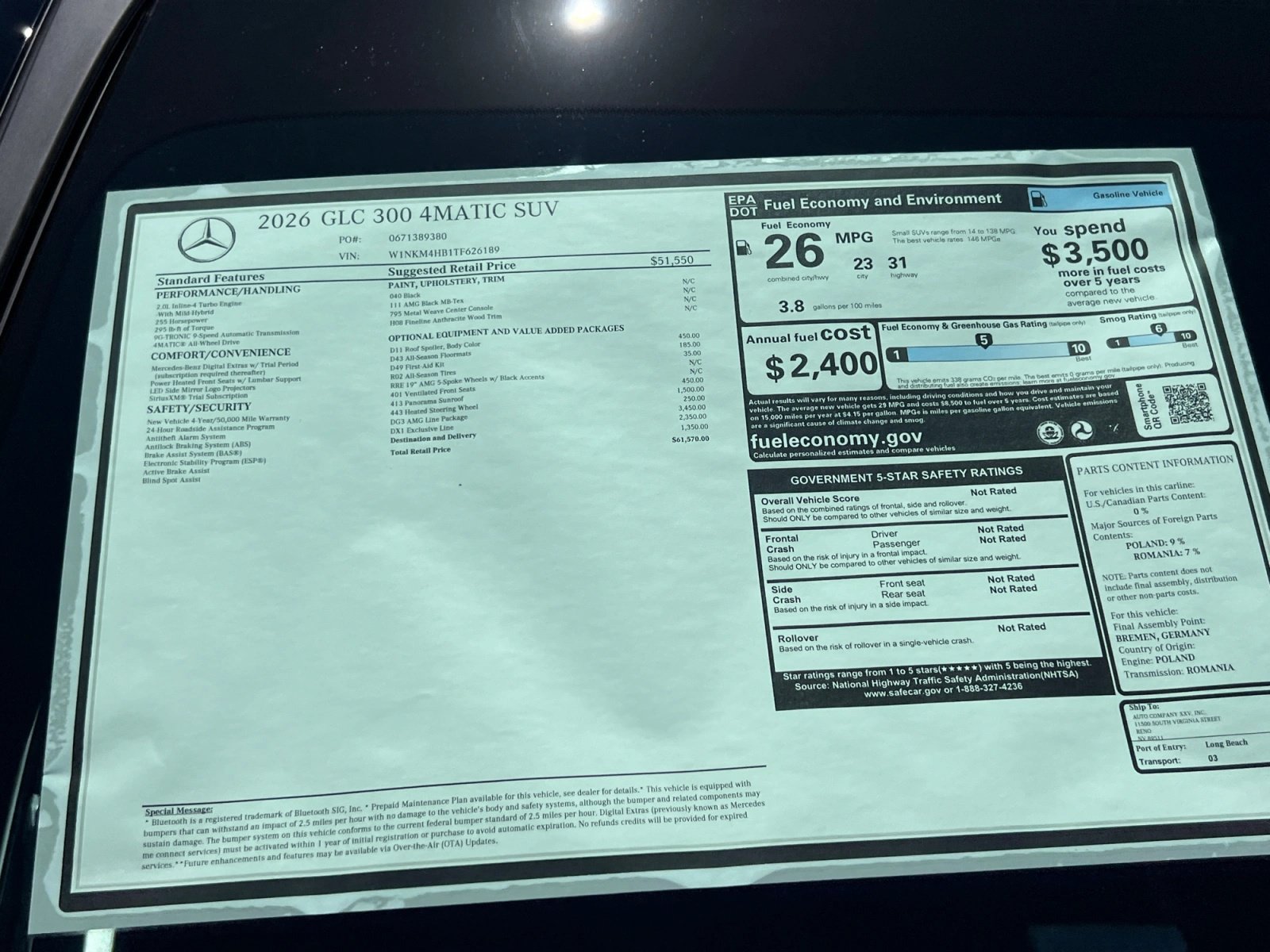 New 2026 Mercedes-Benz GLC 300 4MATIC image 19
