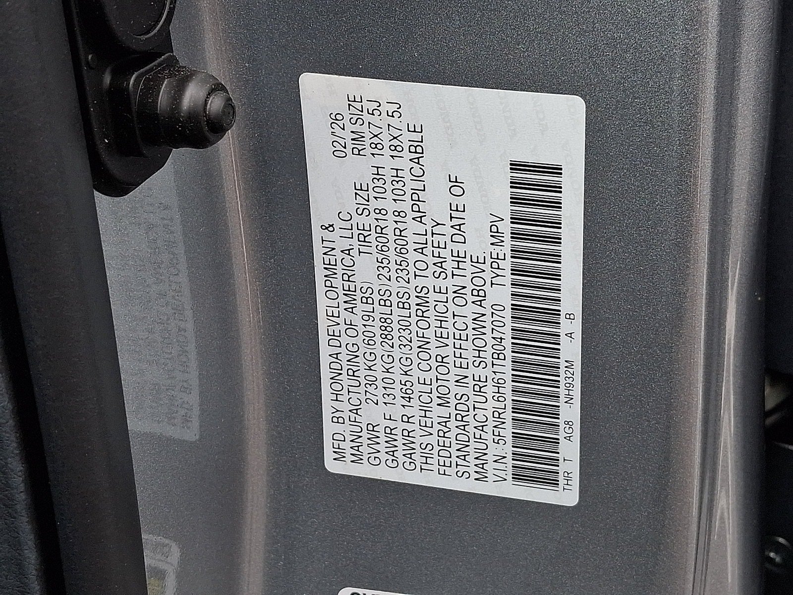 Used 2026 Honda Odyssey EX-L image 27