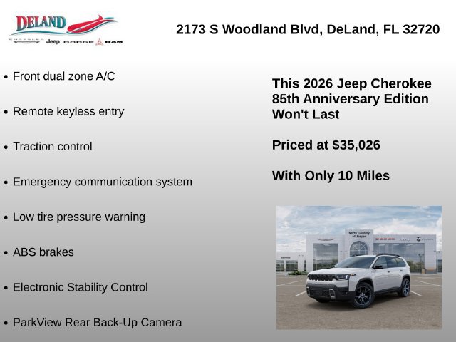 New 2026 Jeep Cherokee Limited AWD/4WD image 7