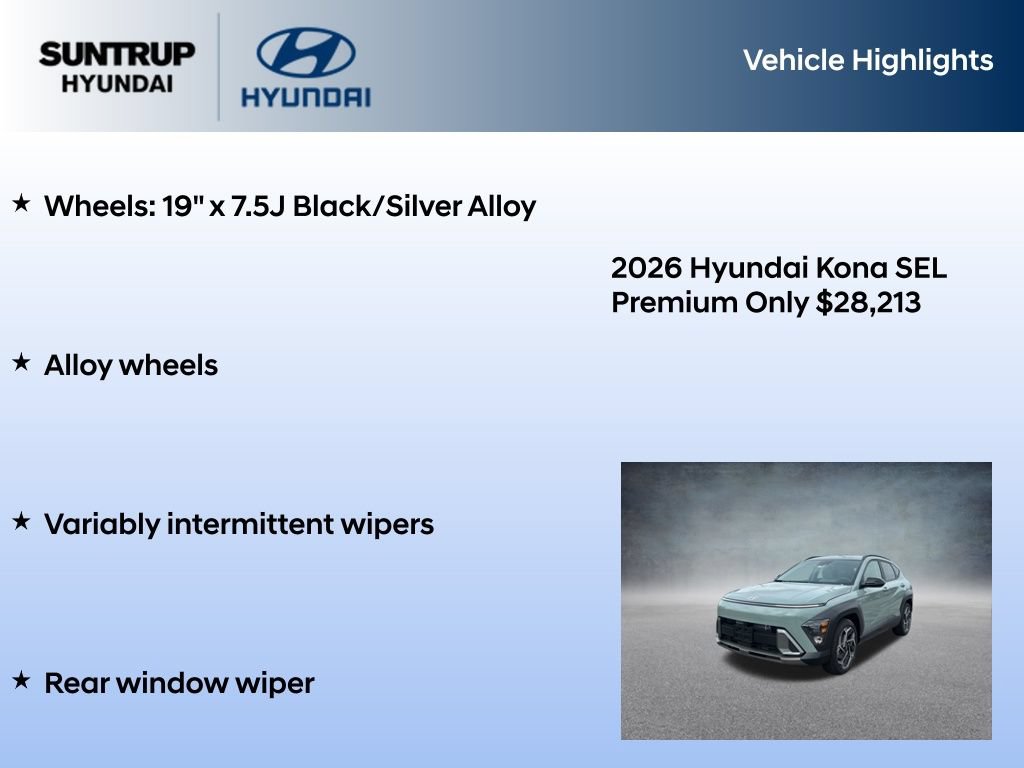 Used 2026 Hyundai Kona SEL Premium FWD image 15