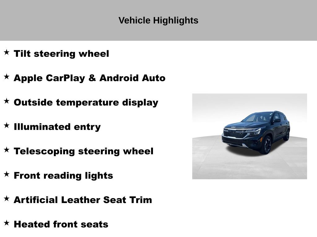 Certified 2025 Kia Seltos EX w/ EX Sunroof Package AWD/4WD image 55