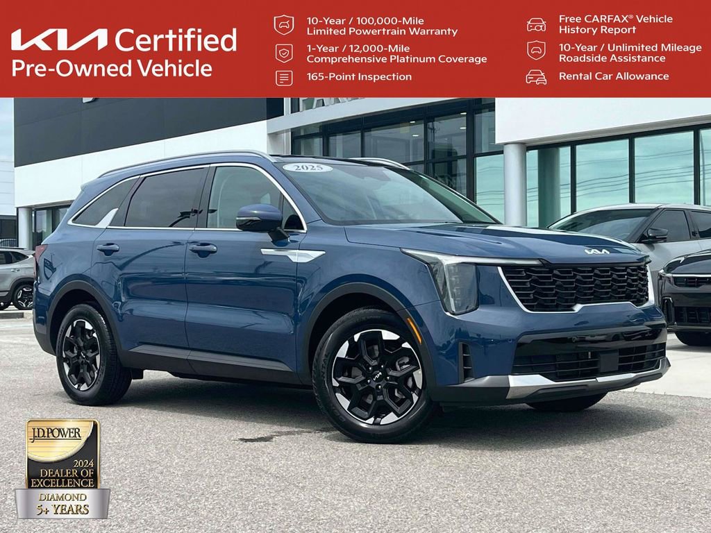 Certified 2025 Kia Sorento S w/ Panoramic Sunroof Package image 1