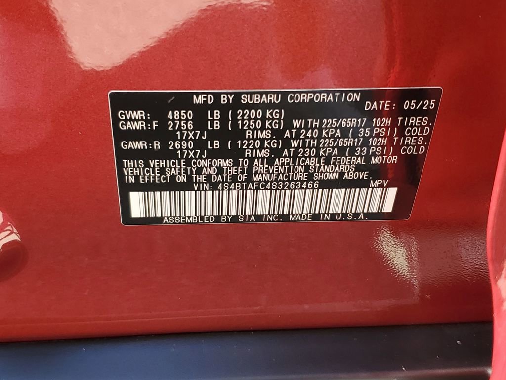 Used 2025 Subaru Outback Premium AWD/4WD image 31
