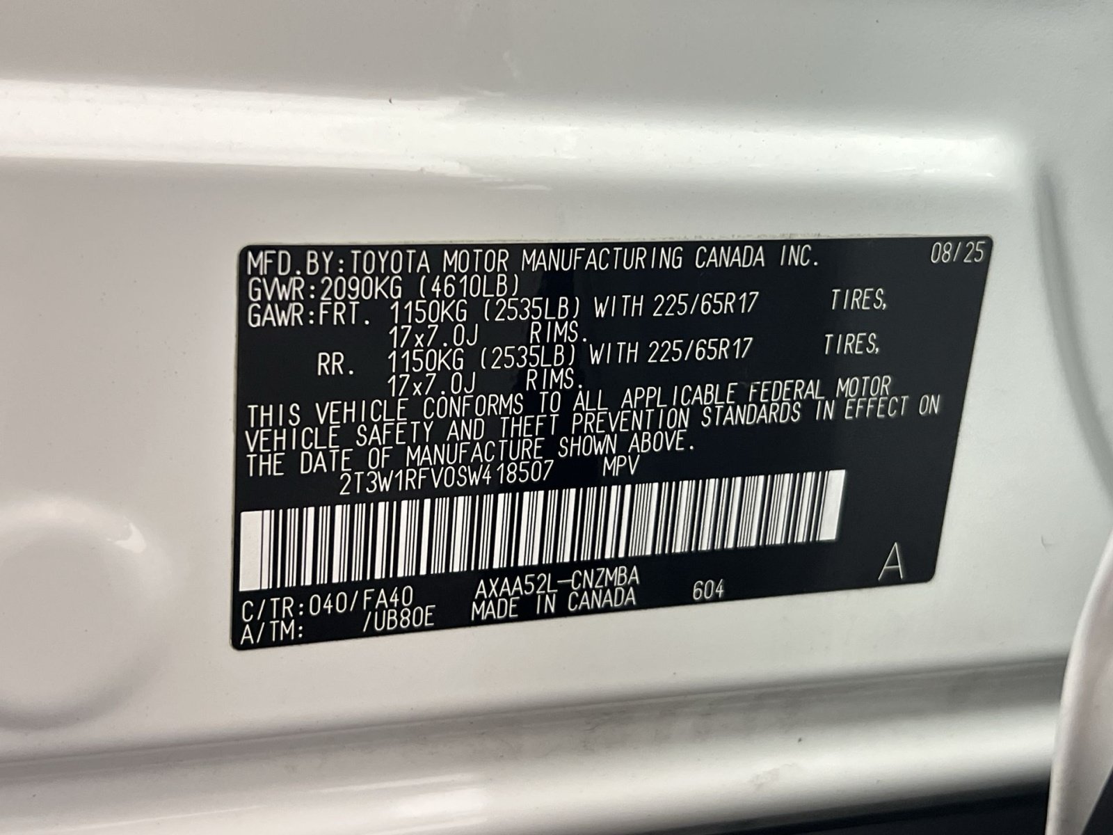 Used 2025 Toyota RAV4 XLE w/ Convenience Package FWD image 30