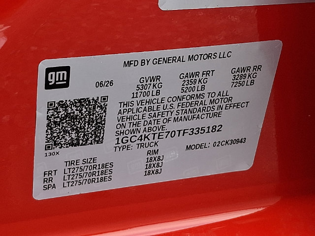 New 2026 Chevrolet Silverado 3500 LT w/ All Star Edition AWD/4WD image 15