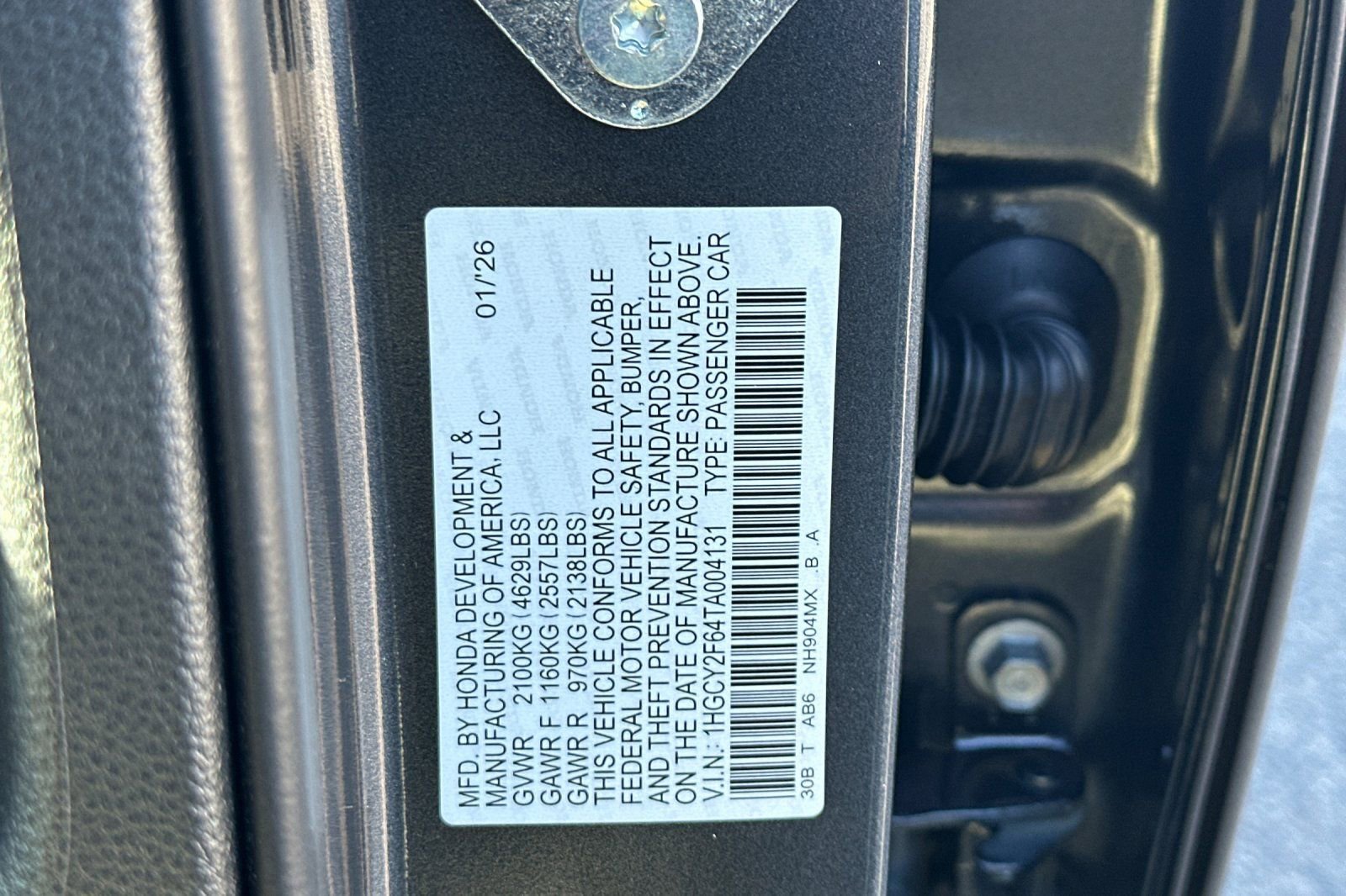 New 2026 Honda Accord EX-L image 32