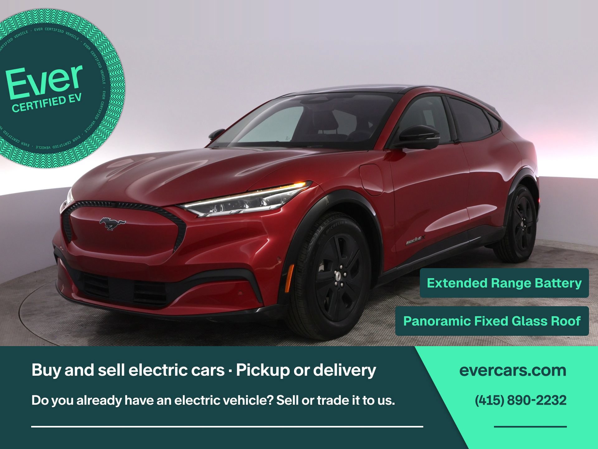 Used 2021 Ford Mustang Mach-E California Route 1 RWD image 1