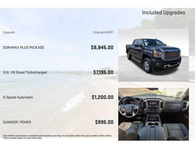 Used 2015 GMC Sierra 2500 Denali w/ Duramax Plus Package AWD/4WD image 5