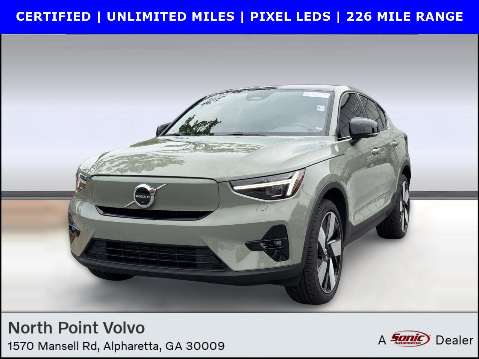 Certified 2023 Volvo C40 P8 Recharge Ultimate w/ Protection Package Premier AWD/4WD image 1