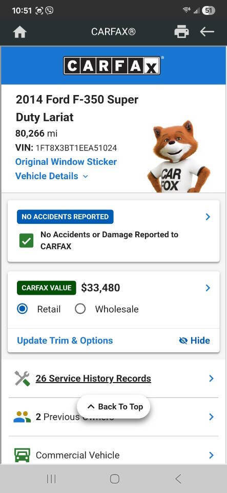 Used 2014 Ford F350 Lariat w/ Chrome Package image 51