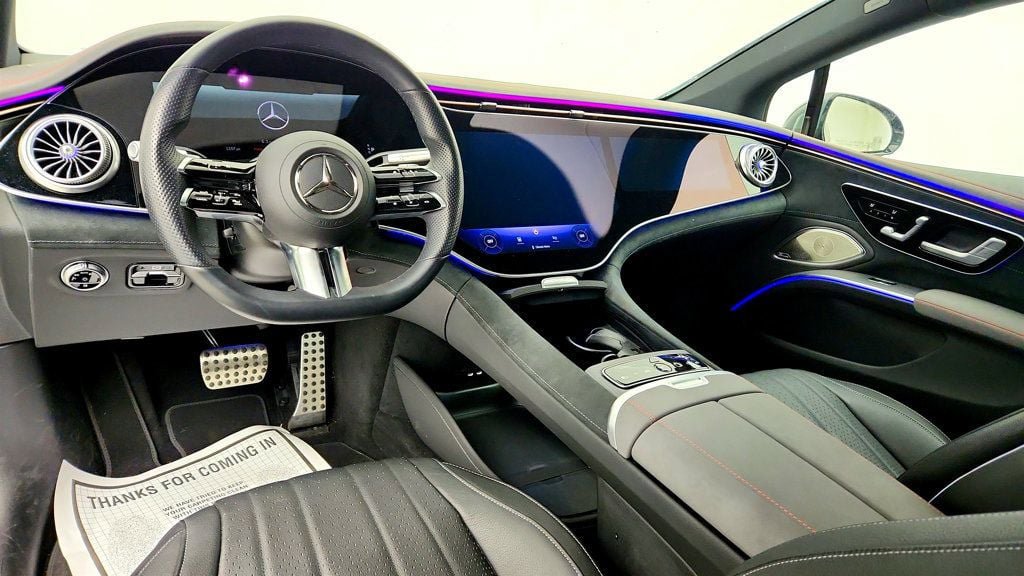 Used 2022 Mercedes-Benz EQS 580 4MATIC Sedan w/ Exclusive Trim Package image 12
