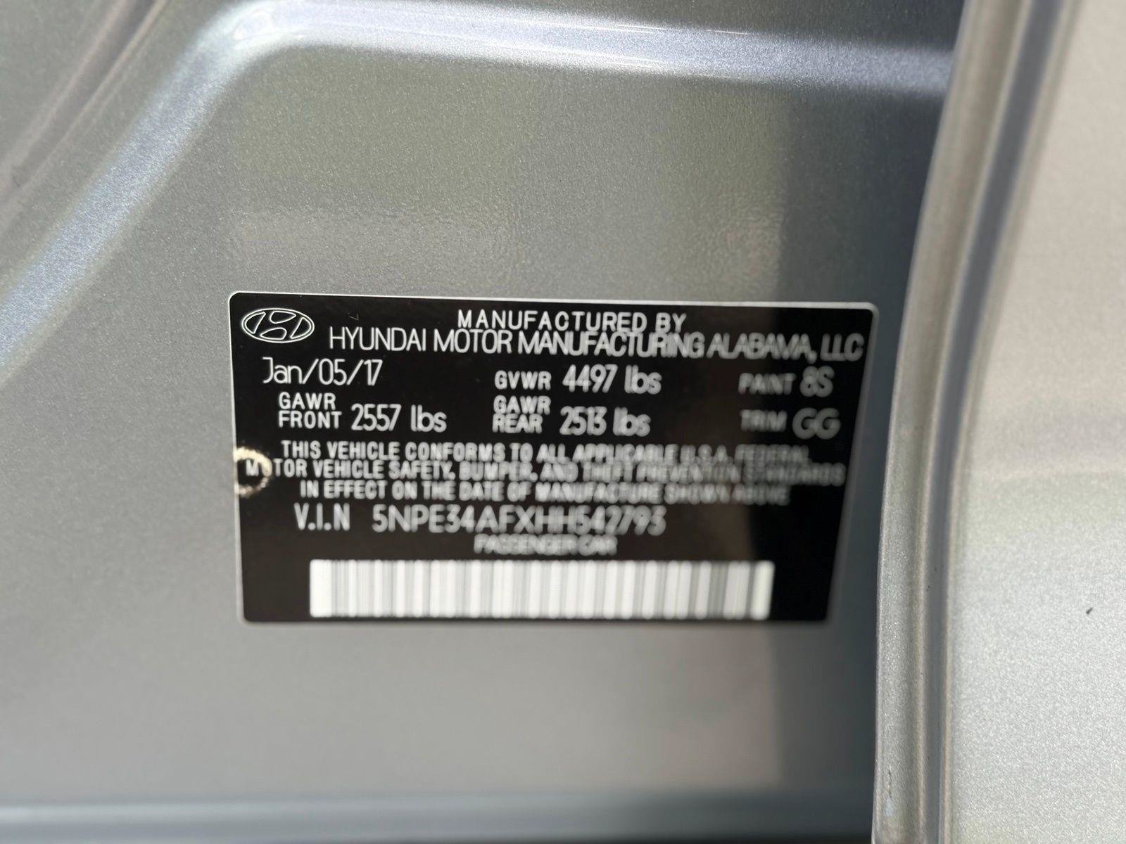 Used 2017 Hyundai Sonata Sport w/ Value Edition Package 02 FWD image 48