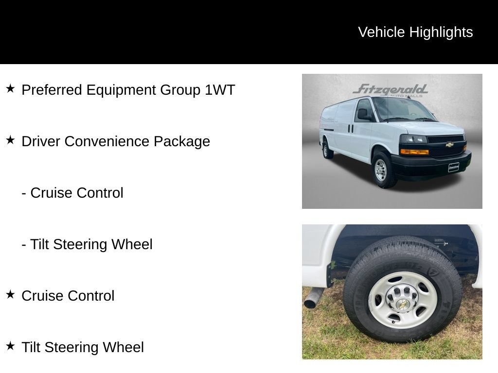 Used 2023 Chevrolet Express 2500 Extended w/ Driver Convenience Package RWD image 9