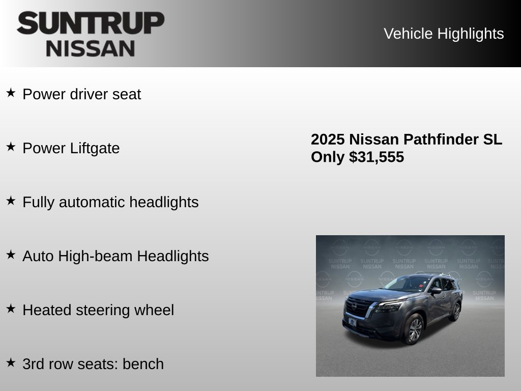 Used 2025 Nissan Pathfinder SL FWD image 16