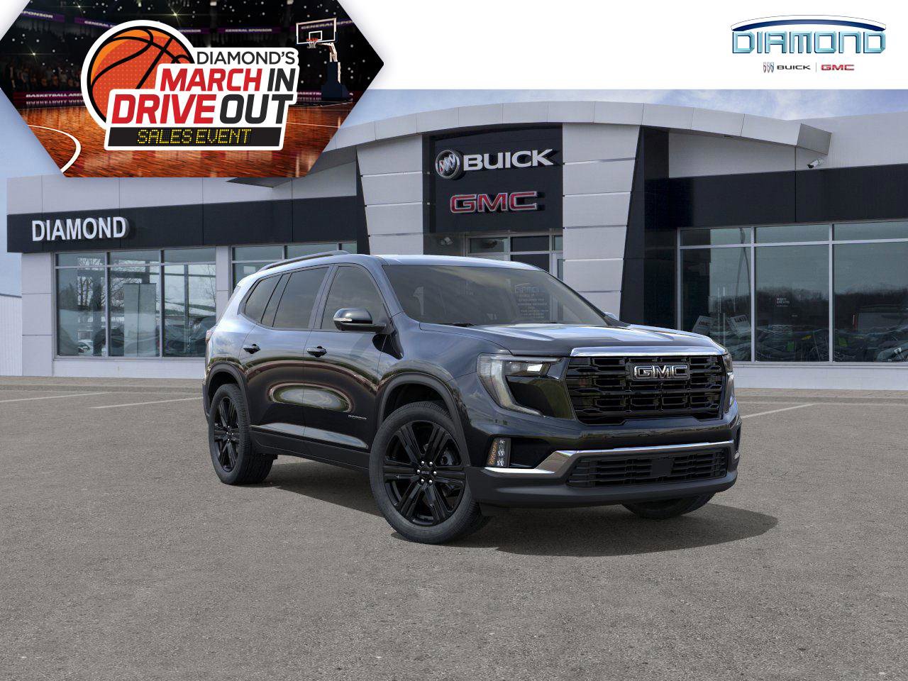 New 2026 GMC Acadia Elevation w/ Black Edition