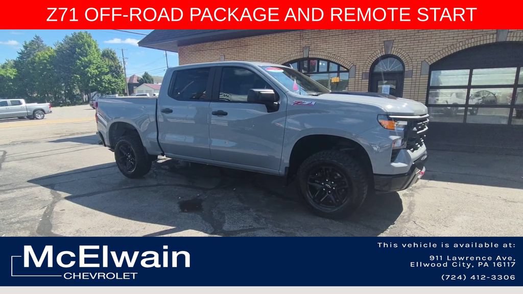 Used 2024 Chevrolet Silverado 1500 Custom Trail Boss AWD/4WD image 3