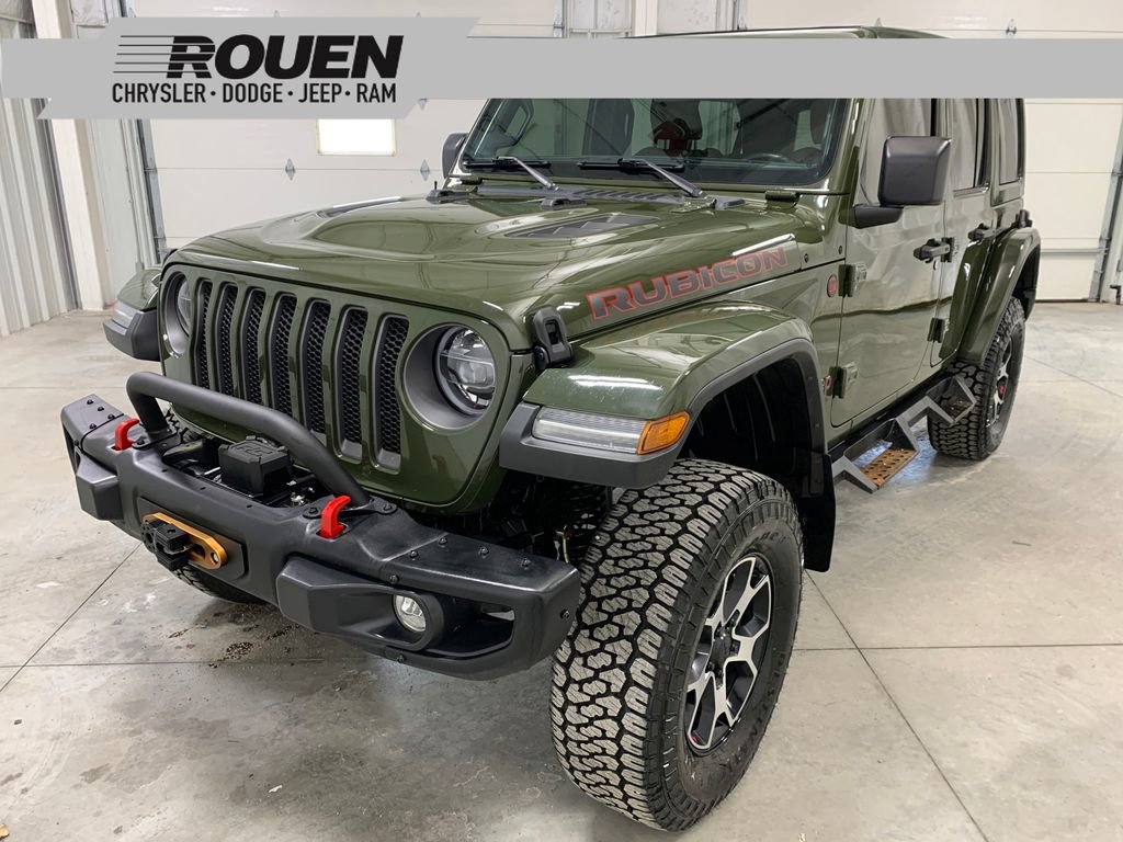 Used 2022 Jeep Wrangler Unlimited Rubicon w/ Steel Bumper Group image 1