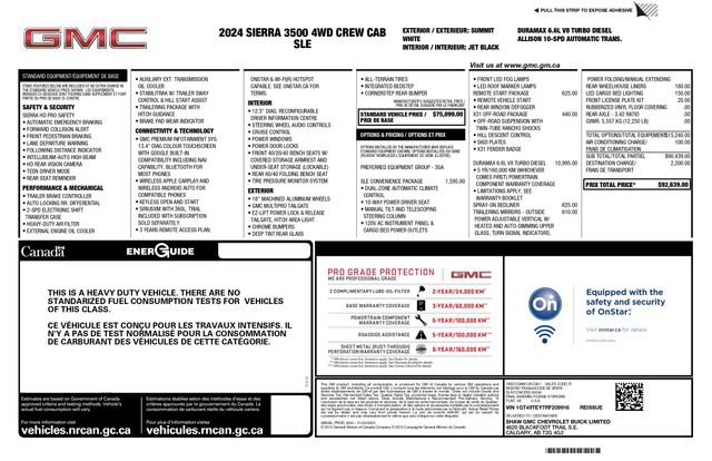 Used 2024 GMC Sierra 3500 SLE w/ SLE Convenience Package image 3