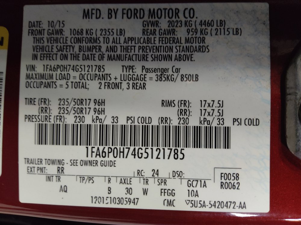 Used 2016 Ford Fusion SE FWD image 33