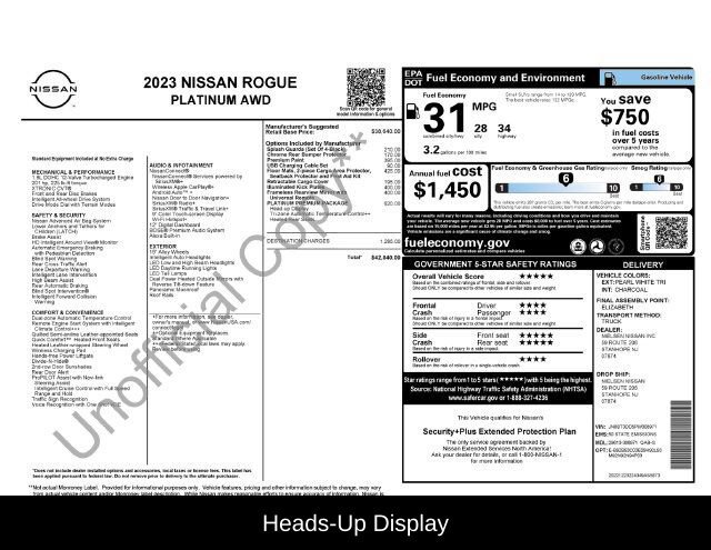 Used 2023 Nissan Rogue Platinum w/ Platinum Premium Package AWD/4WD image 9