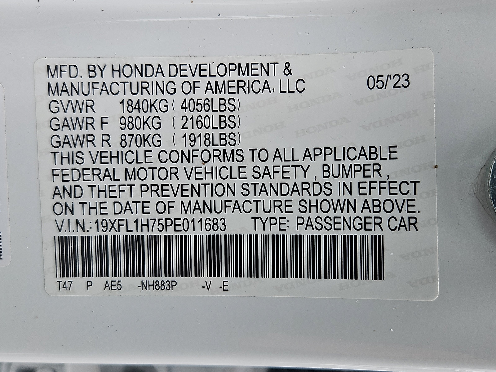 Used 2023 Honda Civic EX-L image 28