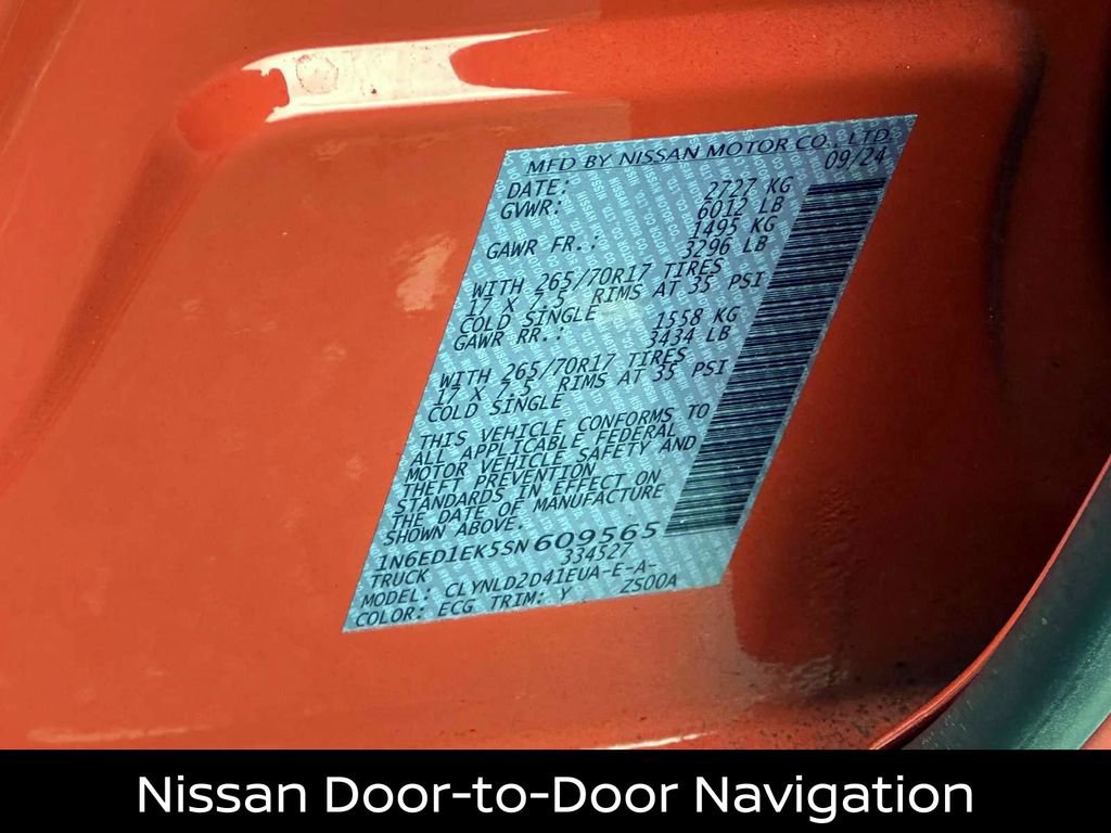 Certified 2025 Nissan Frontier PRO-4X w/ Pro Premium Package image 24