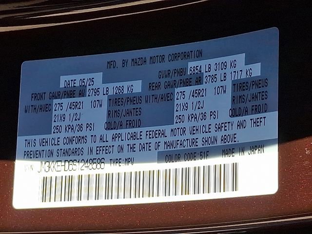 Used 2025 MAZDA CX-90 3.3 Turbo w/ Premium Plus Pkg image 27