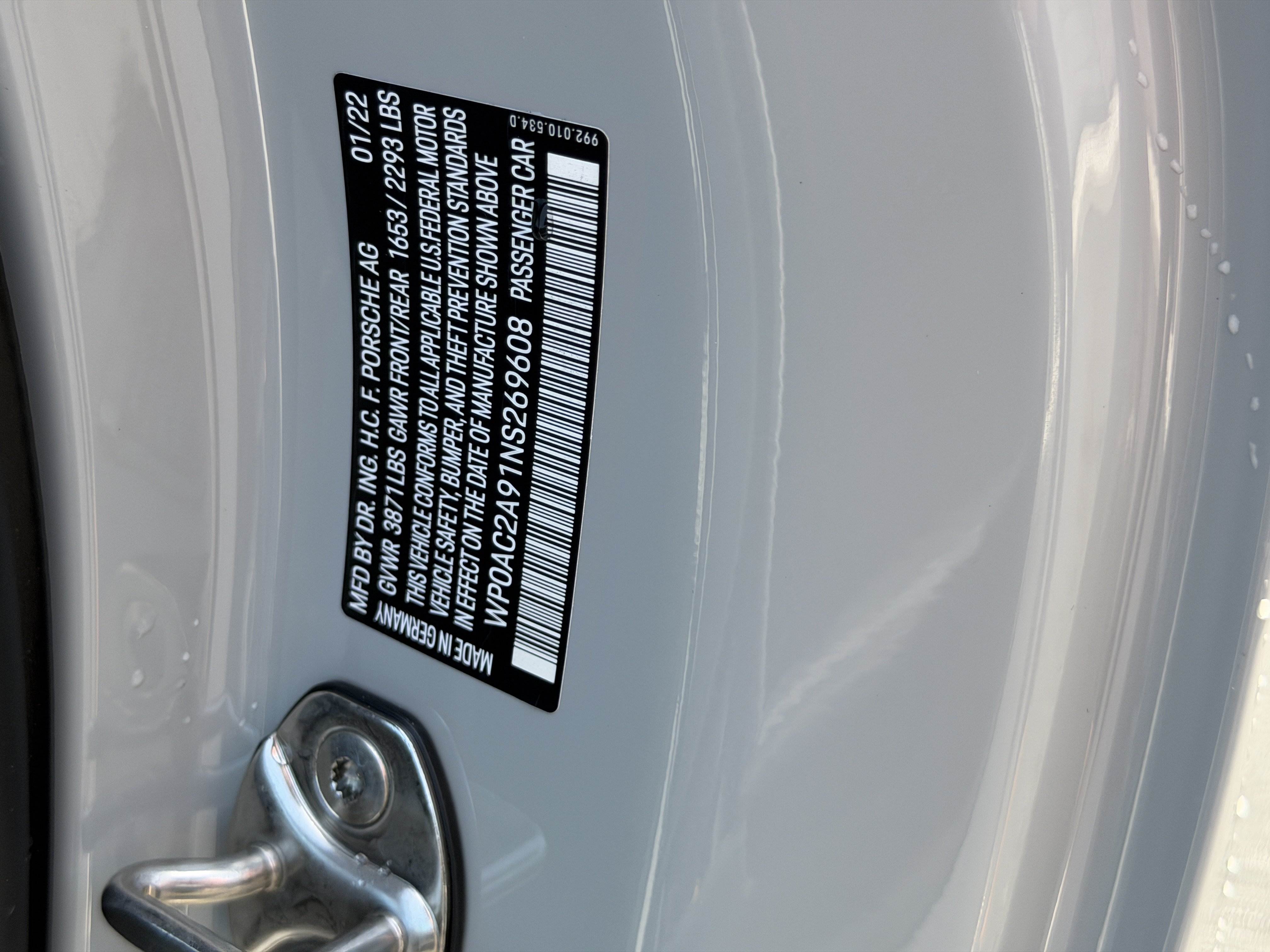 Certified 2022 Porsche 911 GT3 RWD image 32