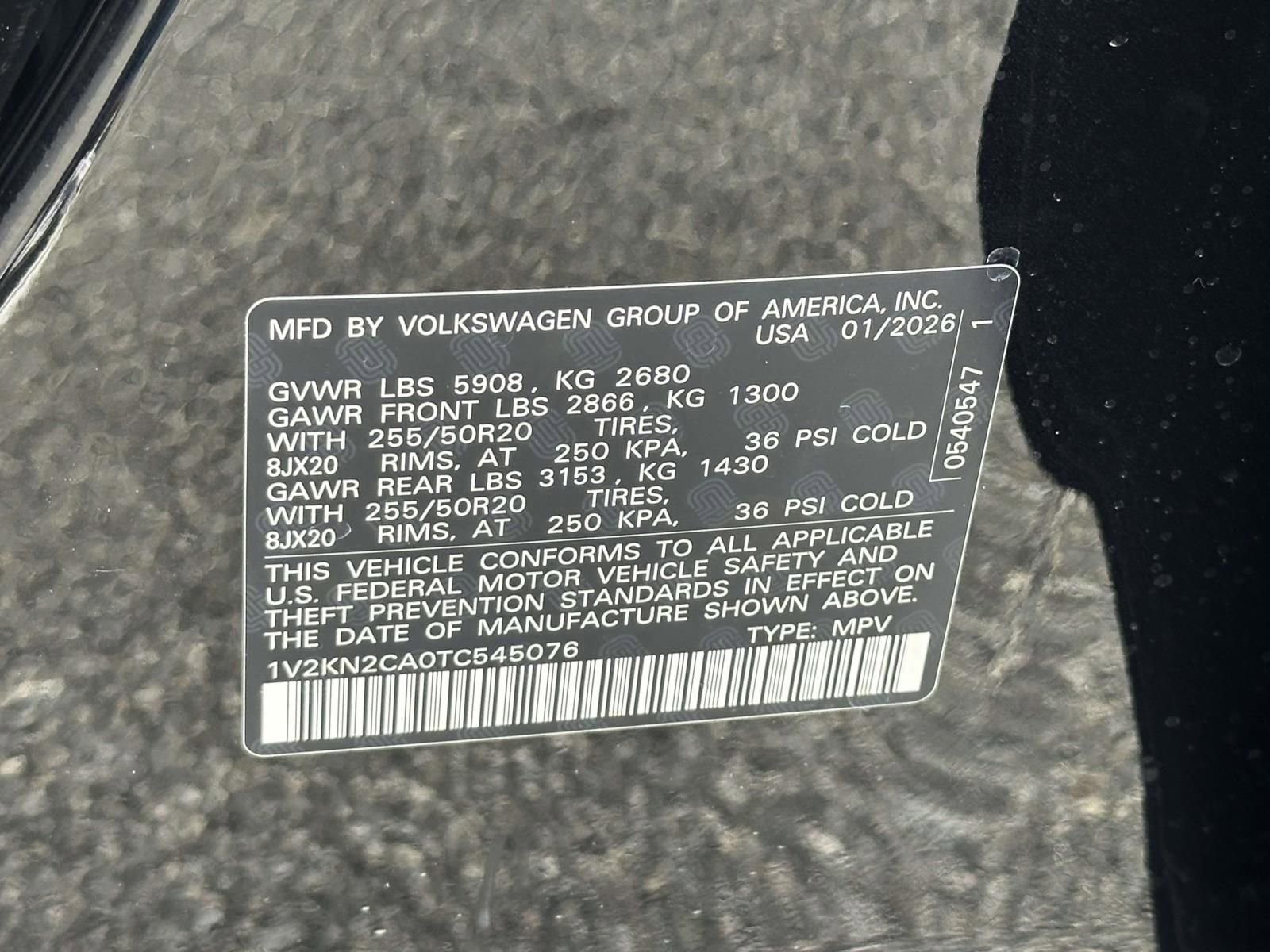 New 2026 Volkswagen Atlas SE image 16