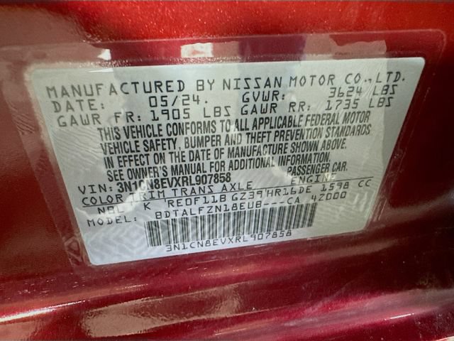 Used 2024 Nissan Versa SV FWD image 29