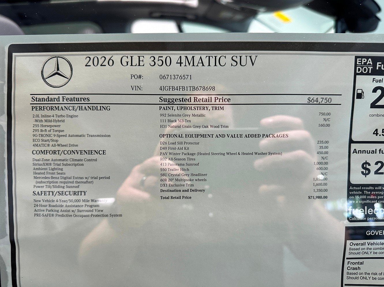 New 2026 Mercedes-Benz GLE 350 4MATIC image 17