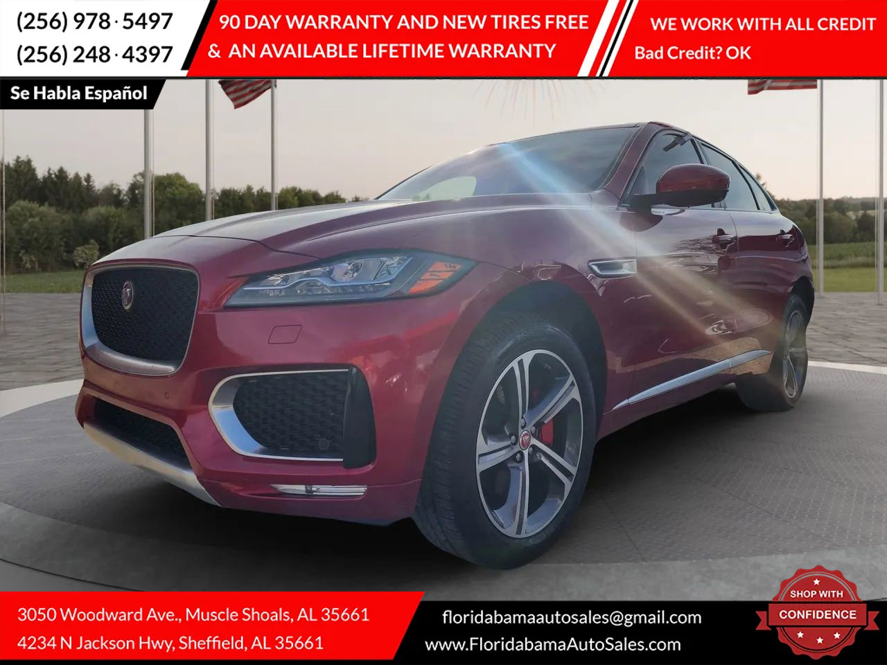 Used 2019 Jaguar F-PACE S image 3