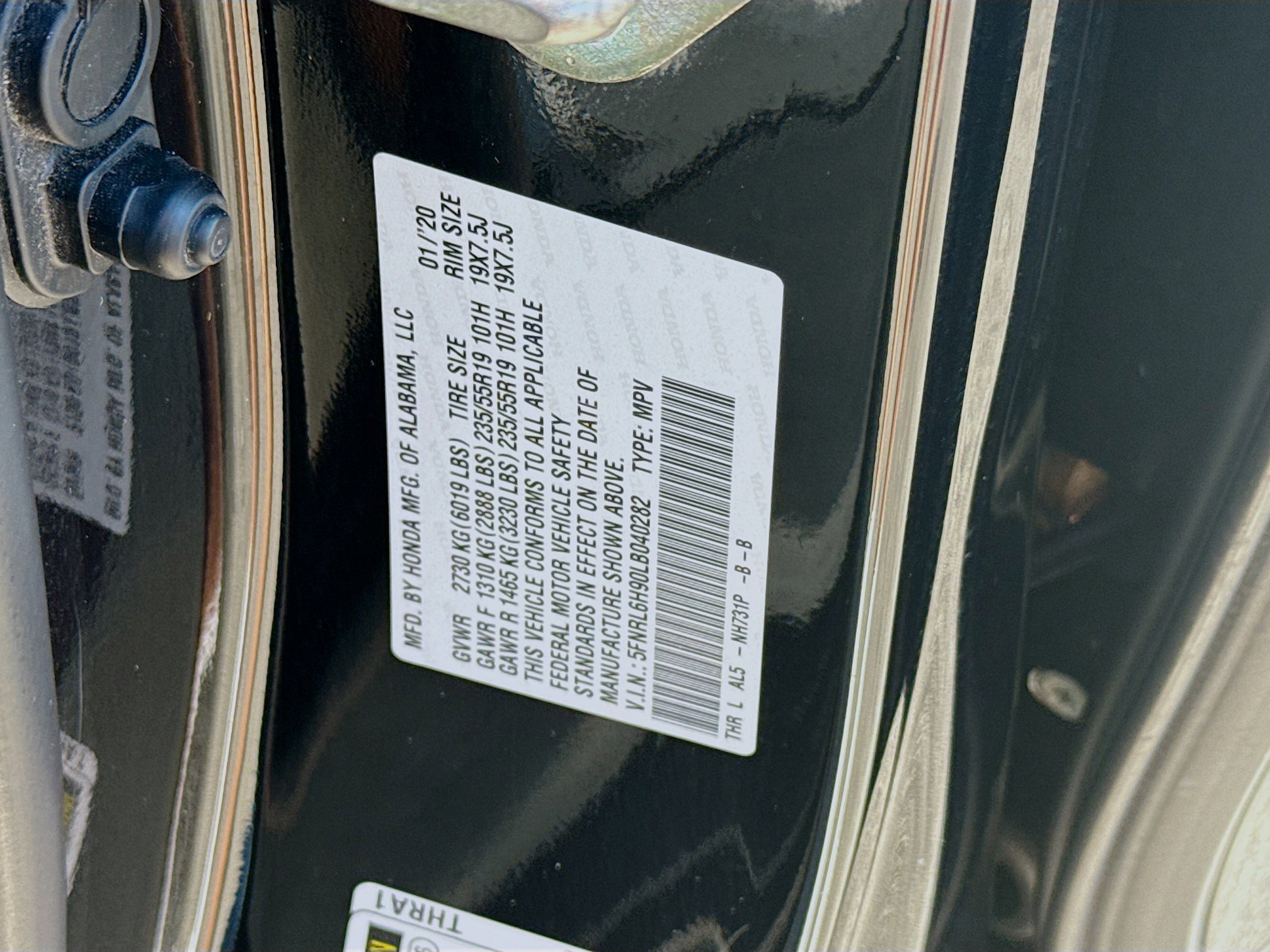 Certified 2020 Honda Odyssey Elite image 36