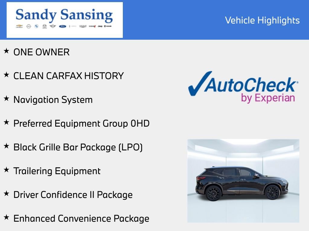 Used 2023 Chevrolet Blazer Premier w/ Driver Confidence II Package image 7