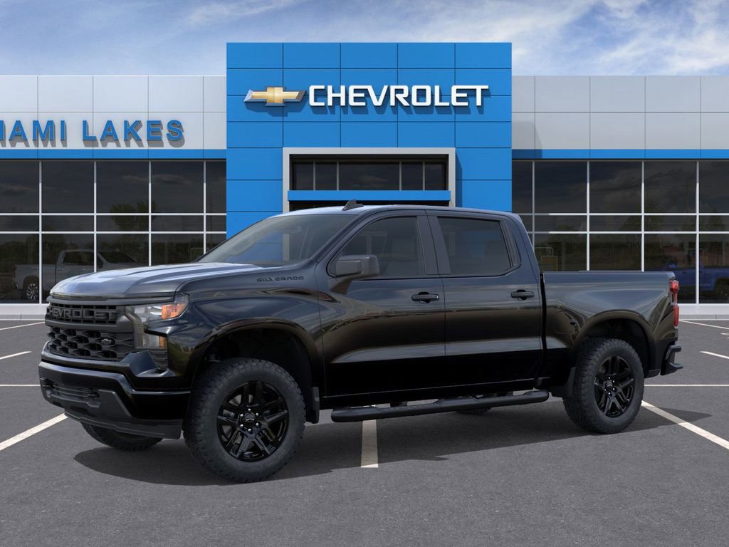 New 2026 Chevrolet Silverado 1500 Custom w/ Turbomax Blackout Package RWD video 2