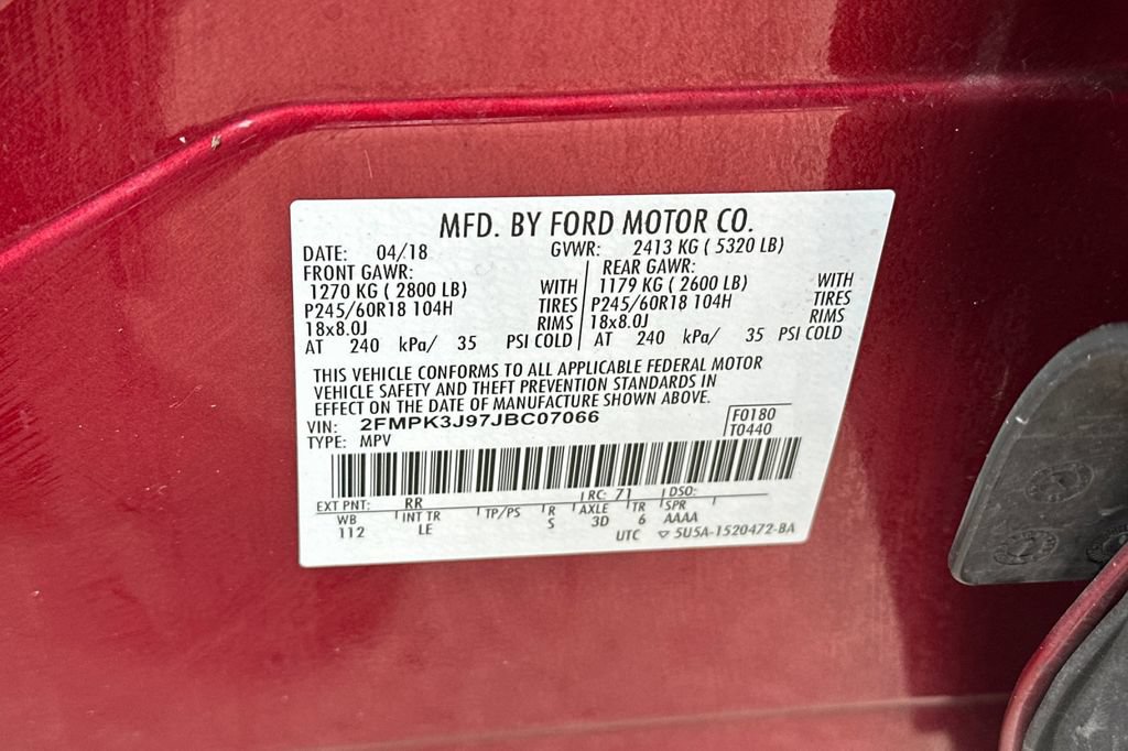 Used 2018 Ford Edge SEL w/ Equipment Group 201A FWD image 31
