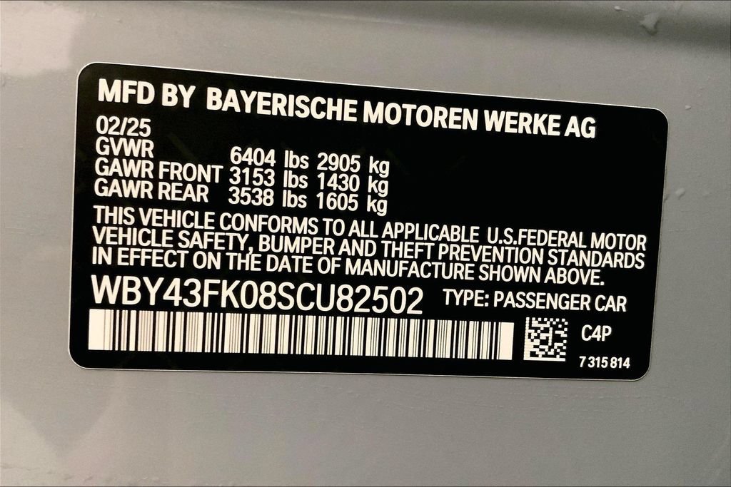 Certified 2025 BMW i5 M60 AWD/4WD image 32