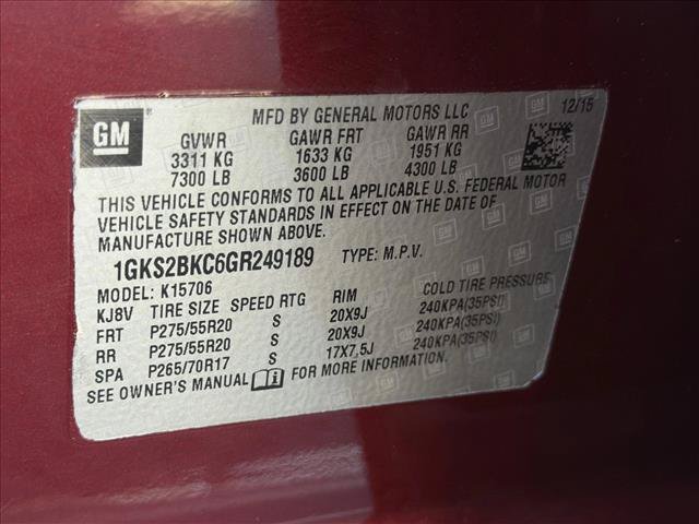 Used 2016 GMC Yukon SLT w/ Open Road Package AWD/4WD image 29