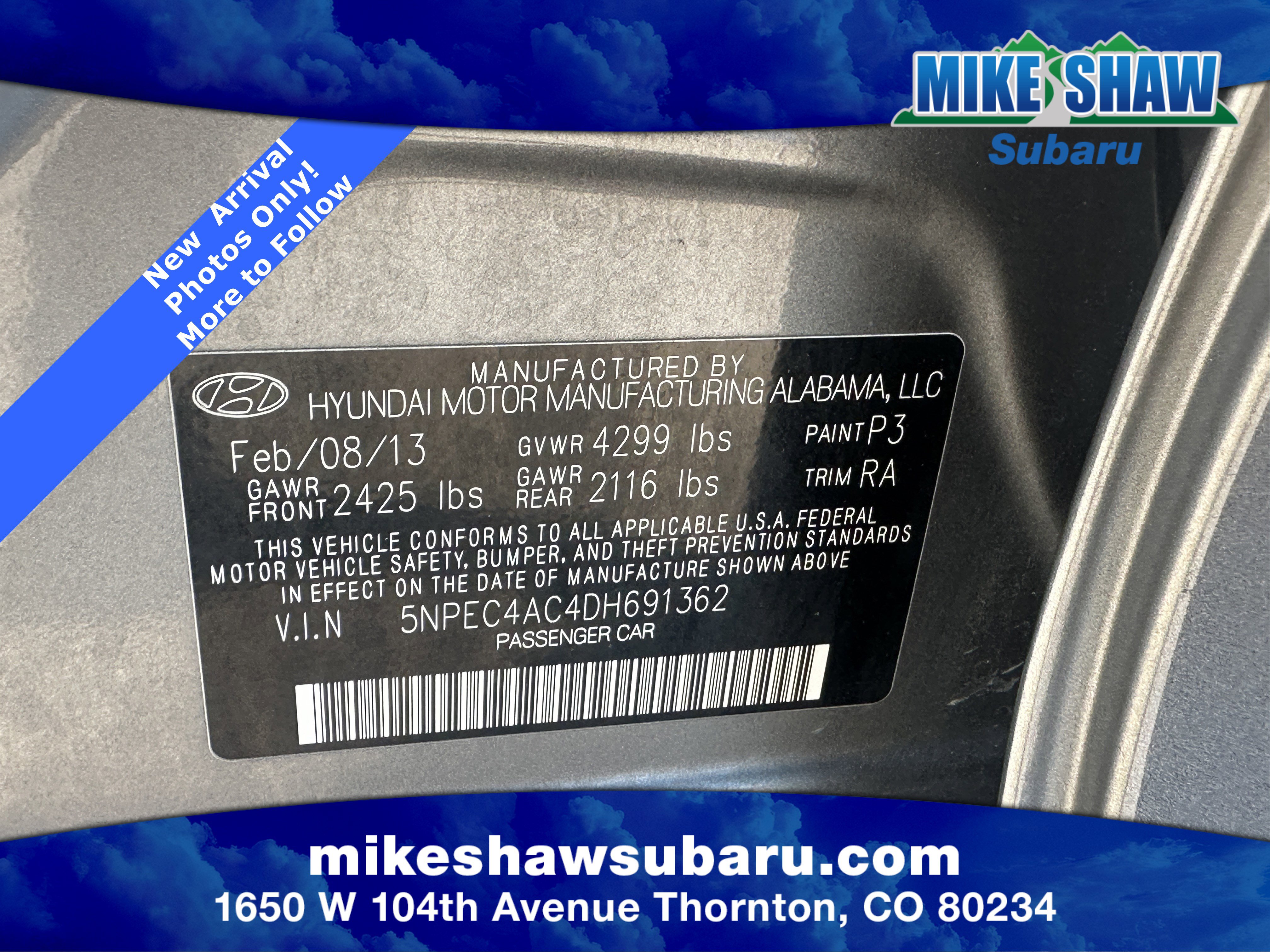 Used 2013 Hyundai Sonata SE w/ Navigation & Sunroof Pkg image 30