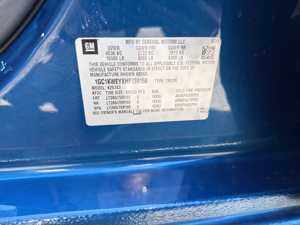 Used 2017 Chevrolet Silverado 2500 LTZ w/ Duramax Plus Package image 24